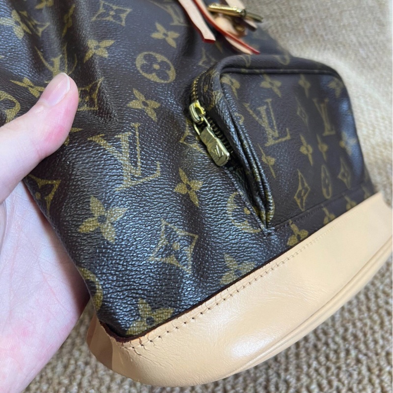 【90%新✨全網最平】LV Montsouris 老花抽繩系帶書包|背包|雙肩包-3