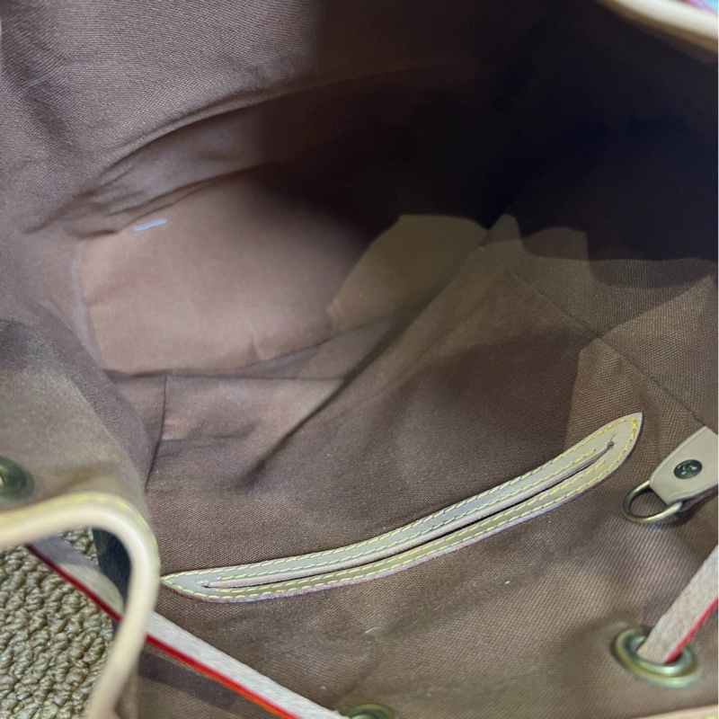 【90%新✨全網最平】LV Montsouris 老花抽繩系帶書包|背包|雙肩包-7