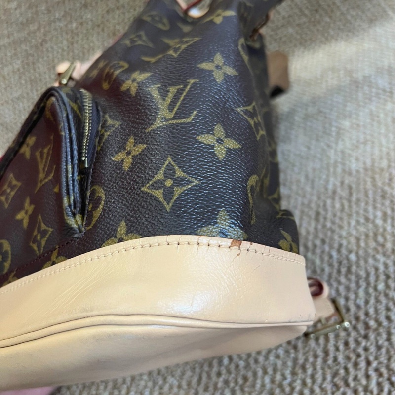 【90%新✨全網最平】LV Montsouris 老花抽繩系帶書包|背包|雙肩包-10