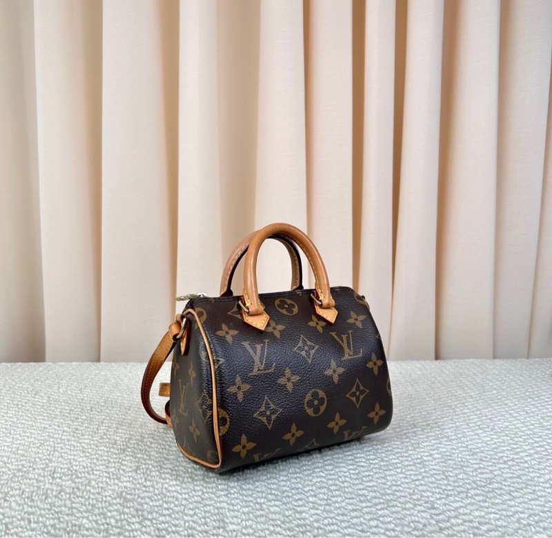 【90%新✨大全套有購證✨全網最低價】LV NANO SPEEDY MINI枕頭包-3