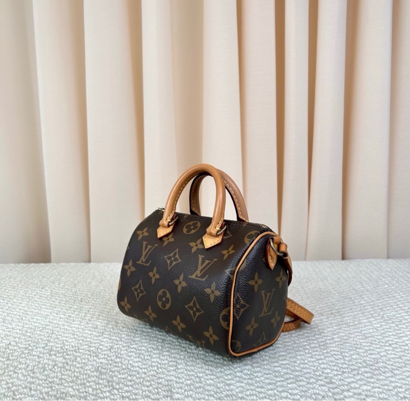 【90%新✨大全套有購證✨全網最低價】LV NANO SPEEDY MINI枕頭包-4