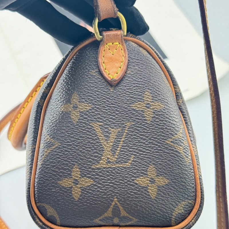 【85%新✨經典保值】LV NANO SPEEDY MINI枕頭包-3