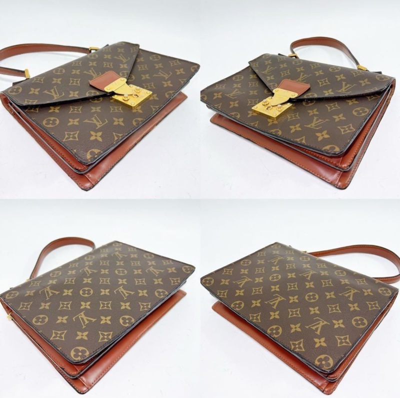 【90%新✨全網最低價】LV Concorde棕色手提包公文包-5