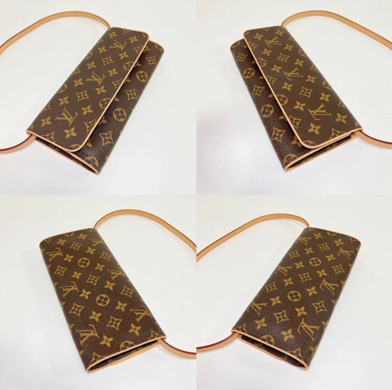 【全網最低價✨95新】LV 老花信封包 可單肩斜背-5