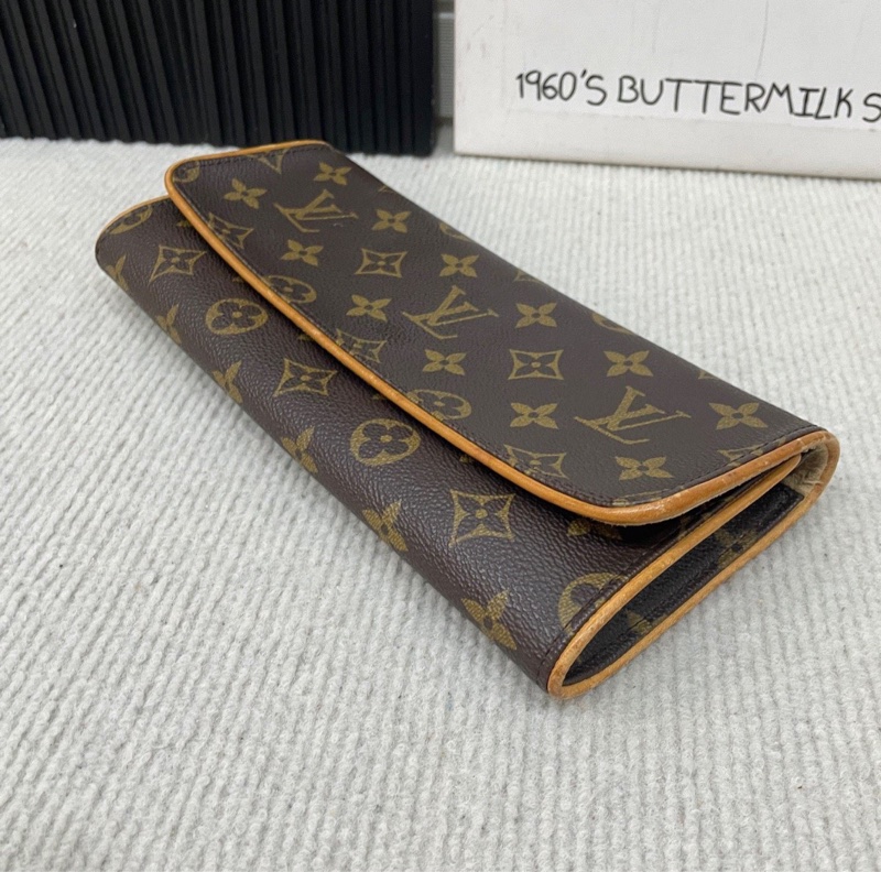 【全網最低價✨95新】LV 老花信封包 可單肩斜背-5