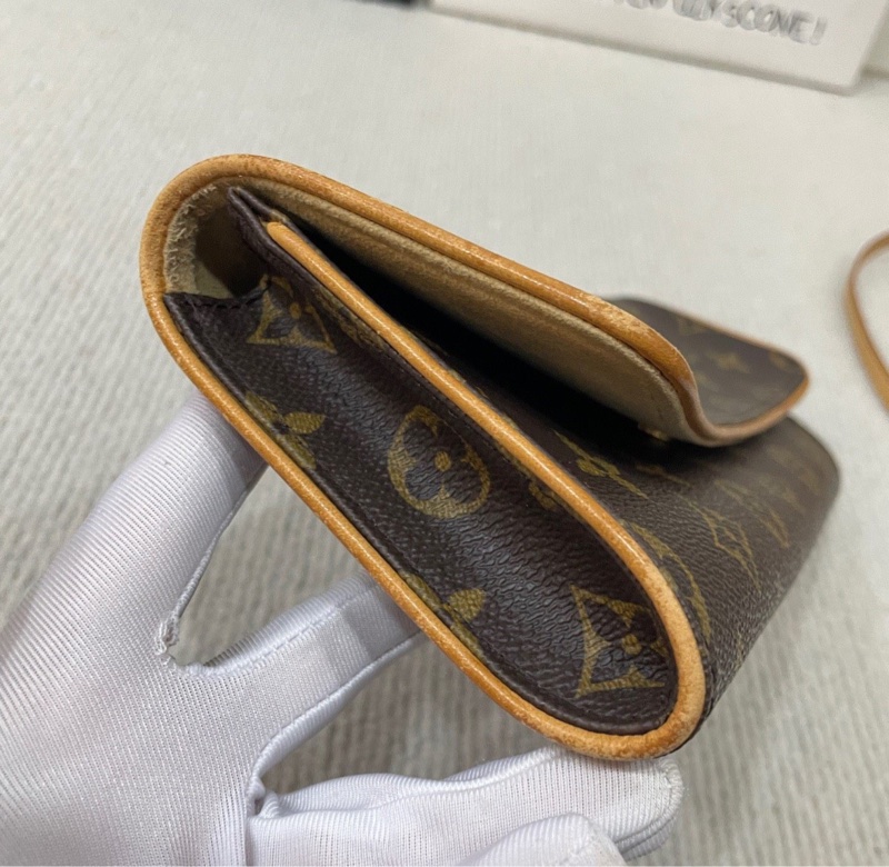 【全網最低價✨95新】LV 老花信封包 可單肩斜背-6