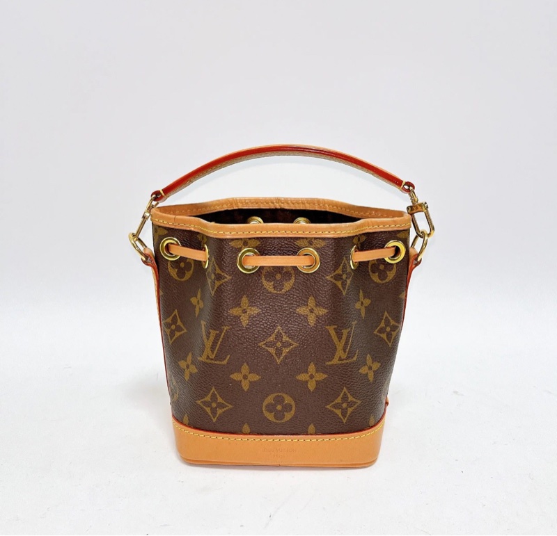 【全網最低價✨90%新】LV現代款抽繩水桶nano-1