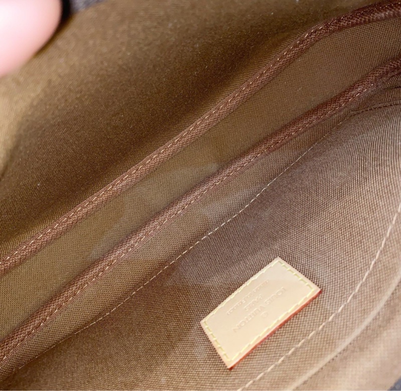 【全網最低價✨92%新✨子包全在】LV Multi Pochette Accessoires 綠色肩帶 鏈條老花五合一組合包-6