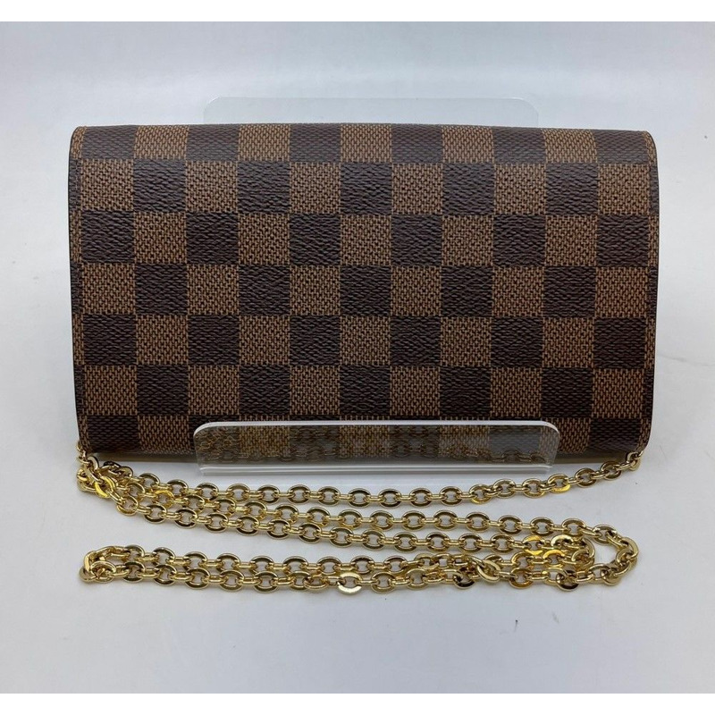 【包稅】LOUIS VUITTON CroiSET 皮夾鏈條斜背包 N61273-6