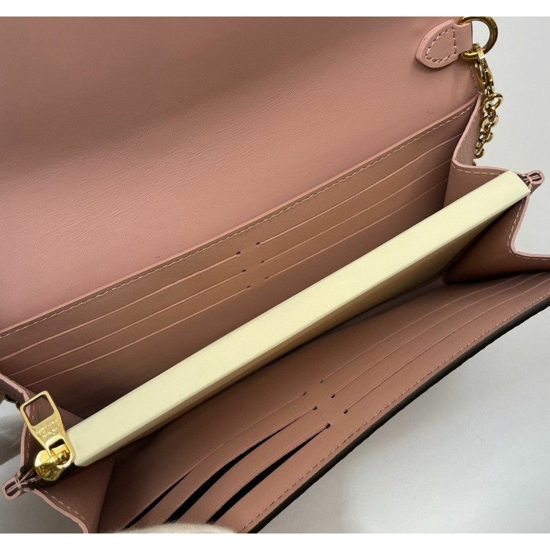【包稅】LOUIS VUITTON CroiSET 皮夾鏈條斜背包 N61273-9