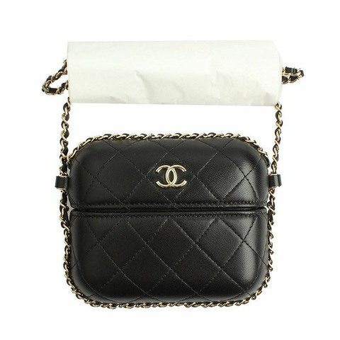 CHANEL 黑色金色鏈條迷你斜背包系列