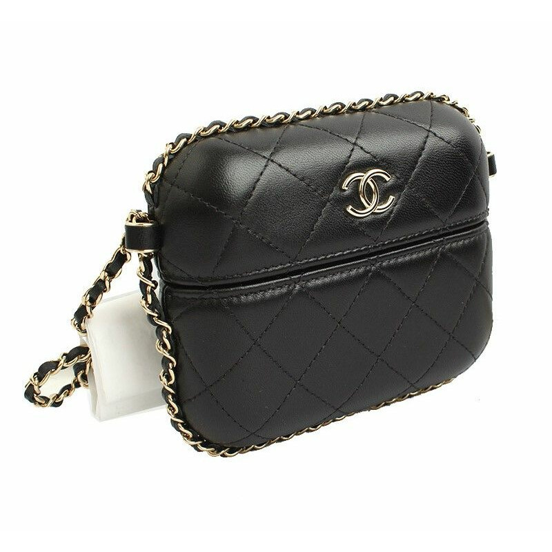 【包稅】CHANEL 黑色金色鏈條迷你斜背包系列-1