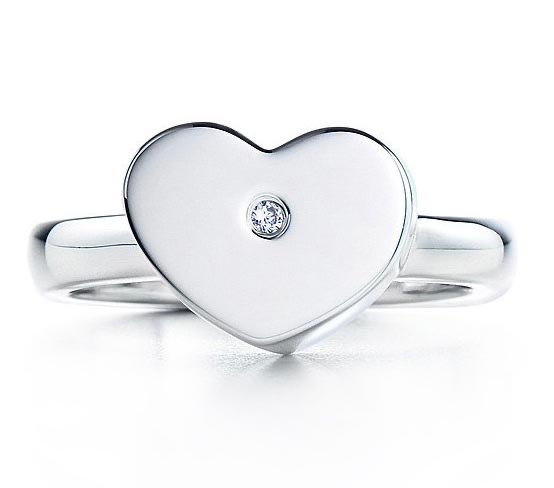 Tiffany & co 愛心鑽石戒指-0