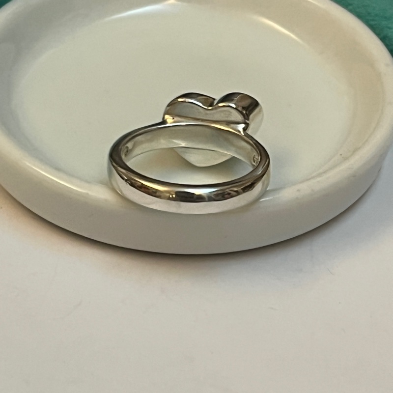 Tiffany & co 愛心鑽石戒指-7