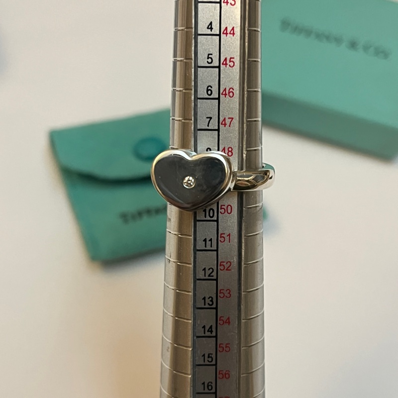 Tiffany & co 愛心鑽石戒指-13