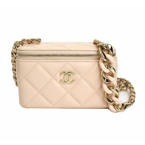 CHANEL 化妝粉金斜背包 31