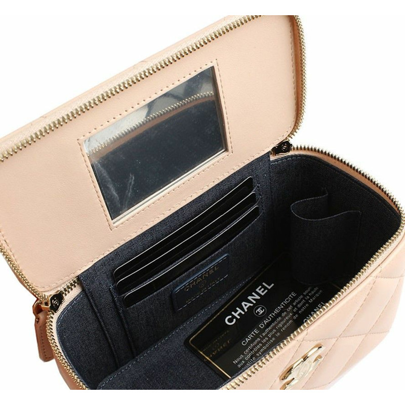 【包稅】CHANEL 化妝粉金斜背包 31-4