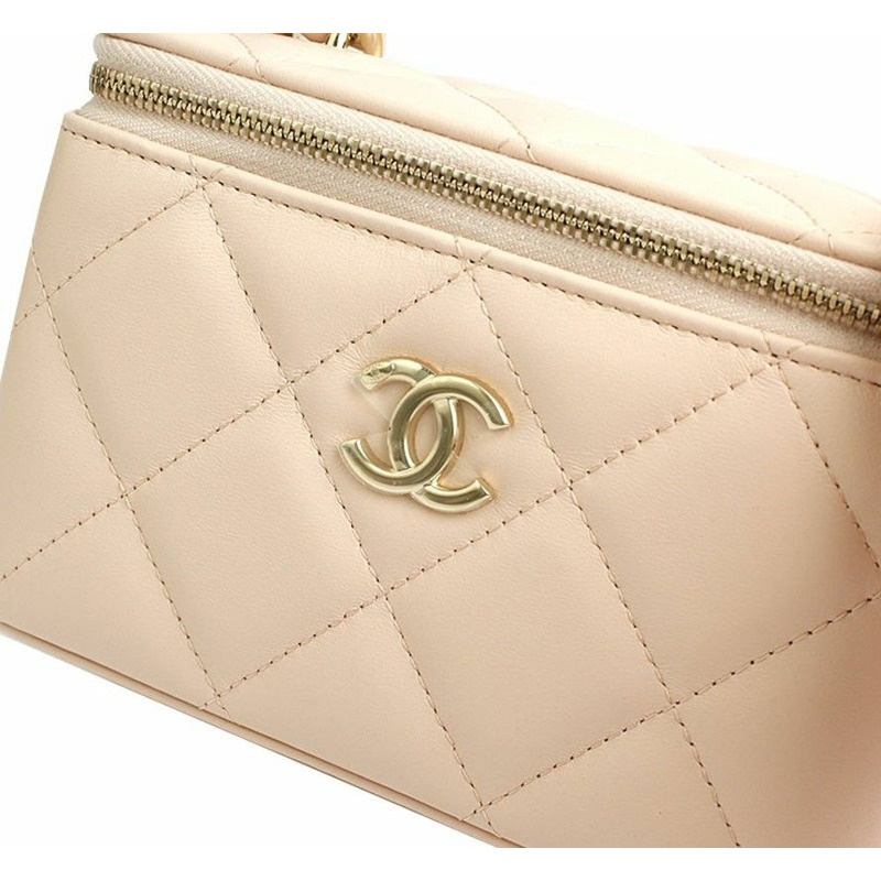 【包稅】CHANEL 化妝粉金斜背包 31-5