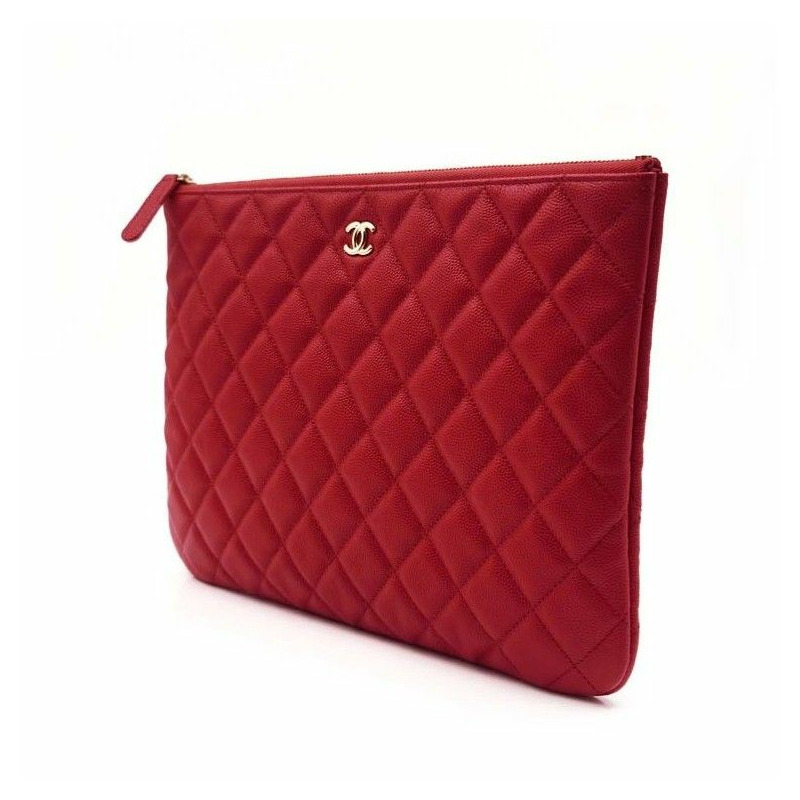 【包稅】CHANEL 魚子醬經典新款中型手拿包-1