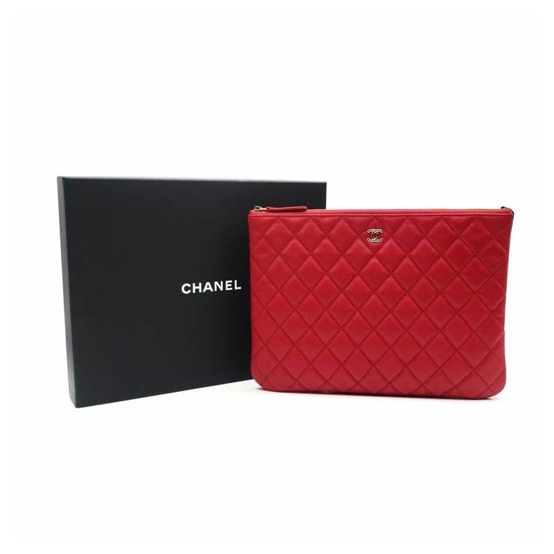 【包稅】CHANEL 魚子醬經典新款中型手拿包-5