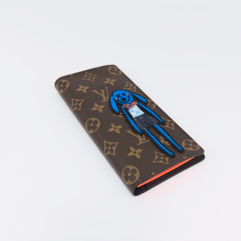 LV 秀款brazza長款印花錢包10*19 99新配件塵袋-4