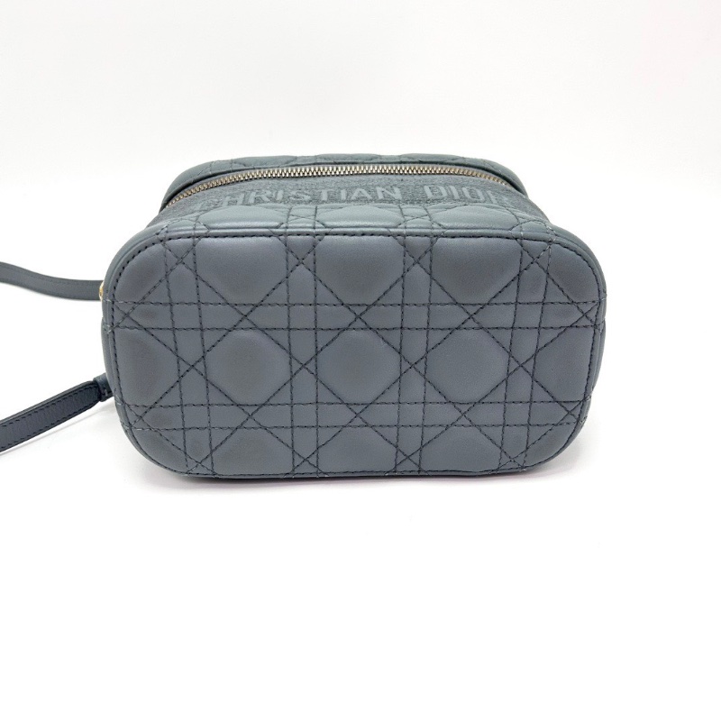 DIOR TraveIVanity霧霾藍小號化妝盒18*13*10.5 98新配件盒子塵袋-4