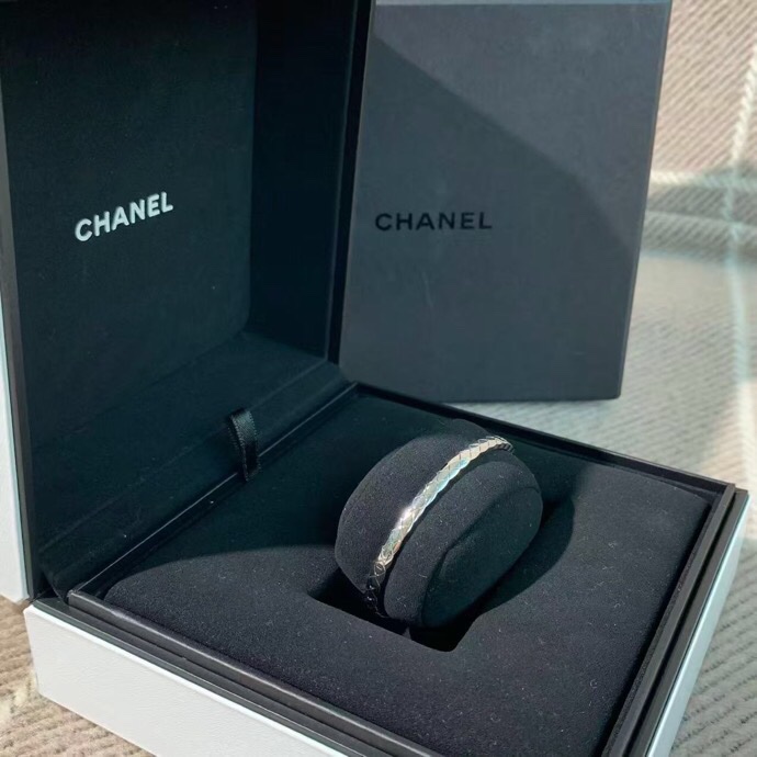 Chanel香奈兒白金窄版 coco crush 菱格紋手鐲S碼 24年購入-2