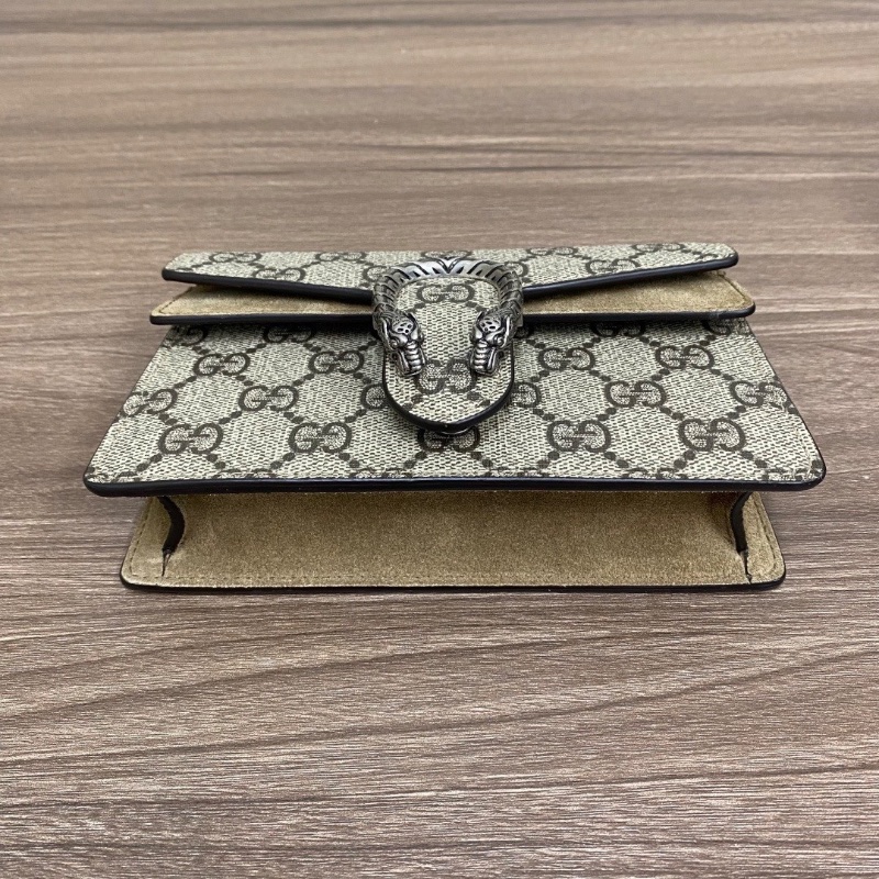 GUCCI老花mini酒神單肩斜挎鏈條包 99新 16.5*10*3.5配件:盒子塵袋-4