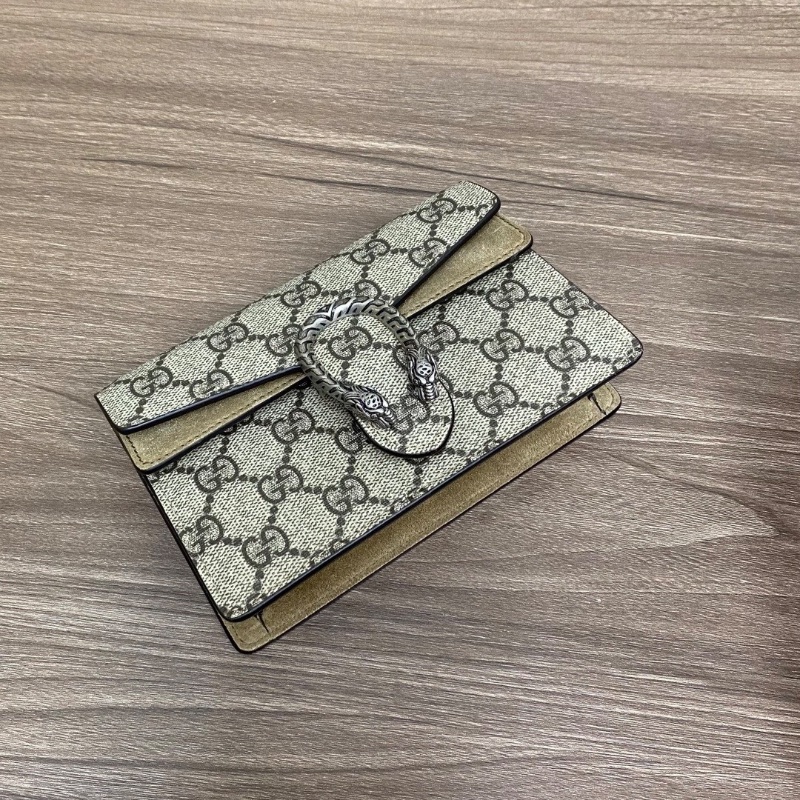 GUCCI老花mini酒神單肩斜挎鏈條包 99新 16.5*10*3.5配件:盒子塵袋-5