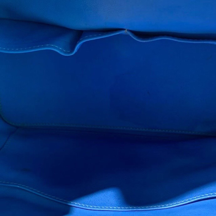 二手Hermes愛馬仕toolbox牛奶盒26，包身有划痕磨損污澤，內里有水印髒，R刻-4