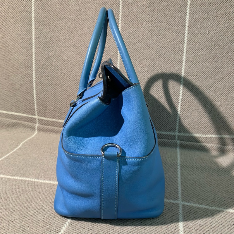 二手Hermes愛馬仕toolbox牛奶盒26，包身有划痕磨損污澤，內里有水印髒，R刻-8