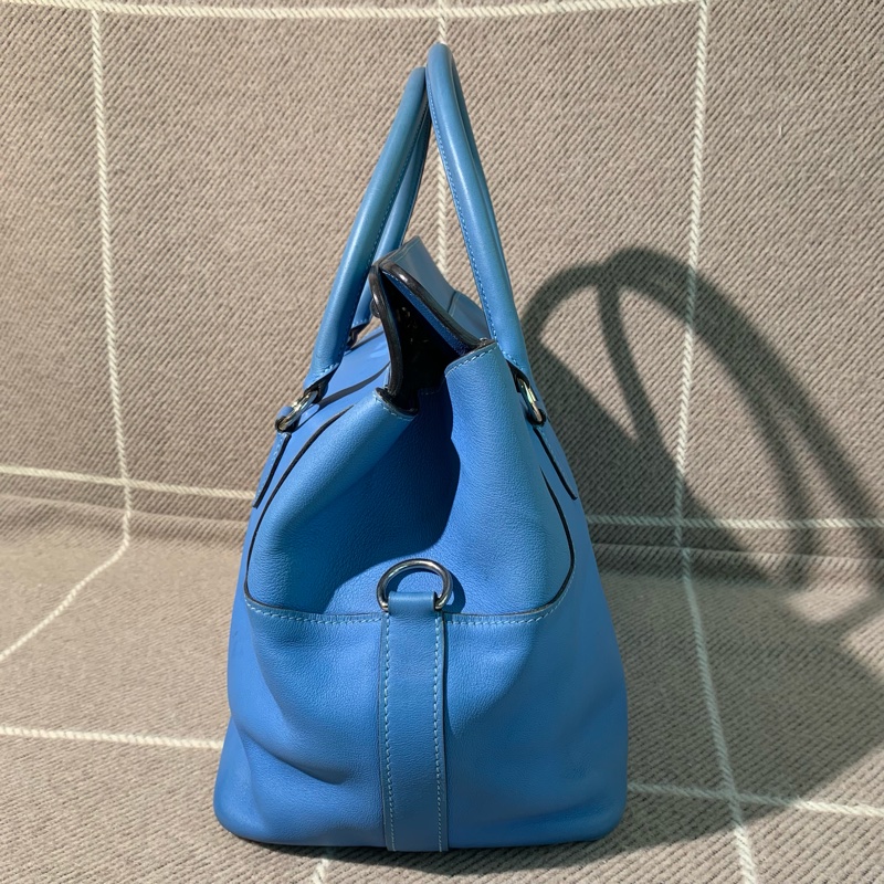 二手Hermes愛馬仕toolbox牛奶盒26，包身有划痕磨損污澤，內里有水印髒，R刻-9