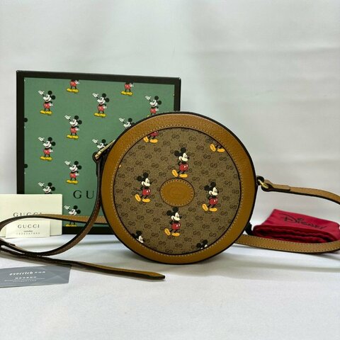GUCCI Disney聯名米奇圓餅包