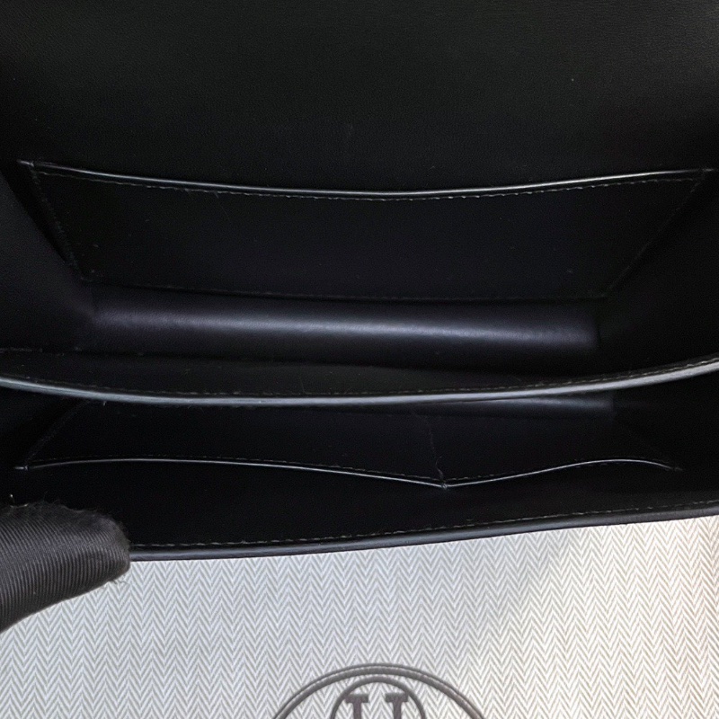 HERMES黑金康康19肩背斜背包19*15*5K刻全新全配-1