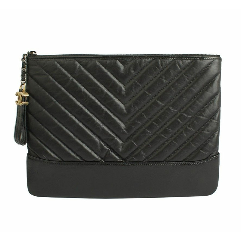 【包稅】CHANEL 復古新款中型 Gabrielle 手拿包-0