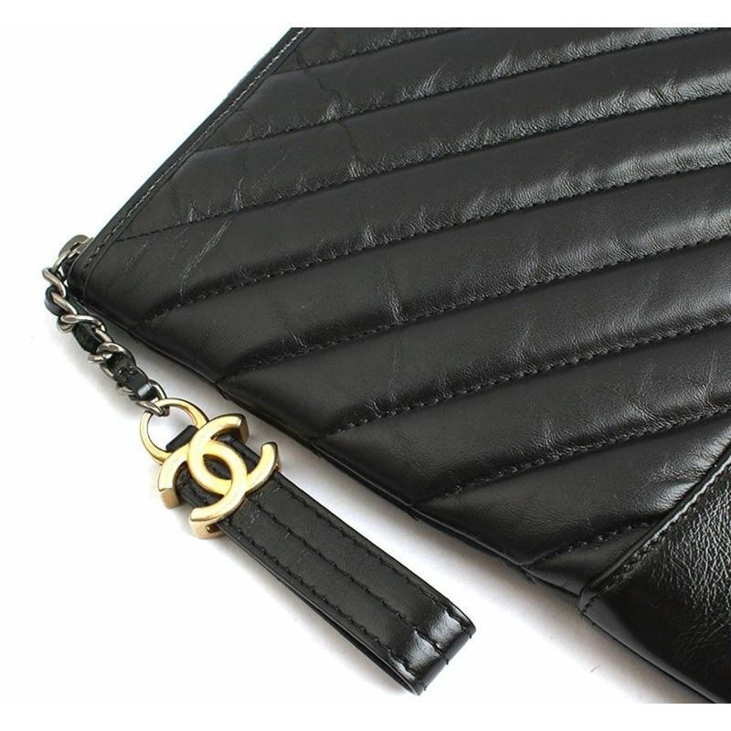 【包稅】CHANEL 復古新款中型 Gabrielle 手拿包-5