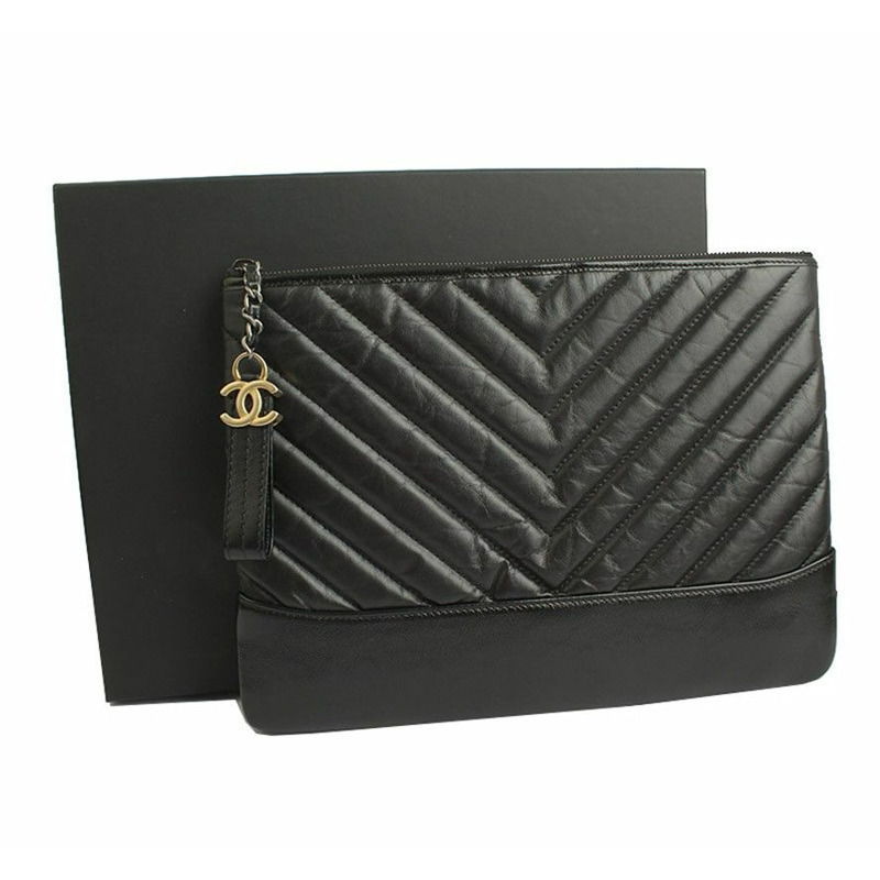 【包稅】CHANEL 復古新款中型 Gabrielle 手拿包-6