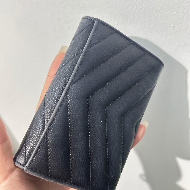 YSL魚子醬牛皮信封皮夾-3