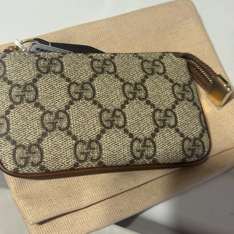 GUCCI老花精典零錢包-1