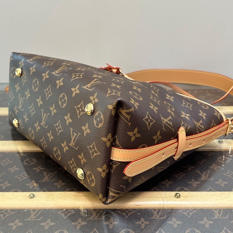 LV老花Carryall小號子母肩背斜背包全新閒置29*24*14配件盒子塵袋-3