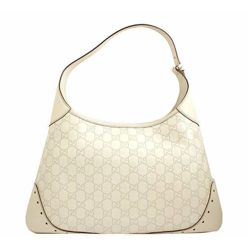【包稅】GUCCI Shima 銀色象牙色單肩包-2