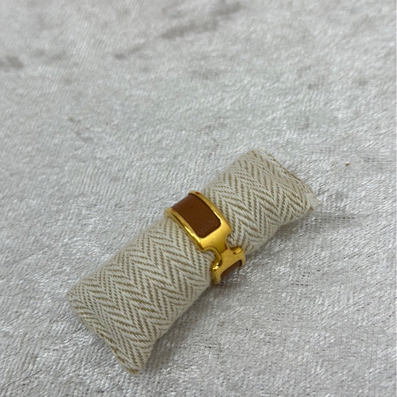 激甜分享價✨愛馬仕Hermès Olympe戒指金棕色PM-13