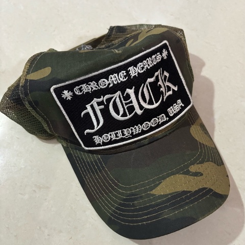 Chromehearts CH 克羅心 經典迷彩貼布網帽 卡車司機帽 onesize