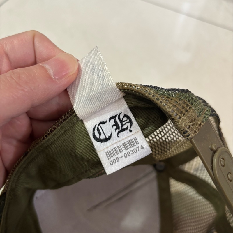 Chromehearts CH 克羅心 經典迷彩貼布網帽 卡車司機帽 onesize-8