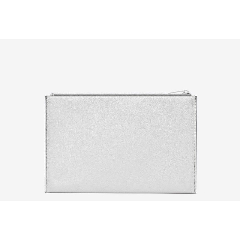 【包稅】SAINT LAURENT 紅色星狀貼片中號手拿包-3