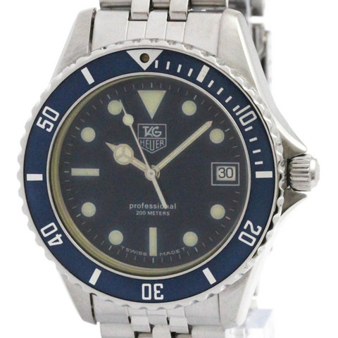 豪雅 TAG HEUER 1000 潛水錶 精鋼石英男士腕錶 980.613 復古款