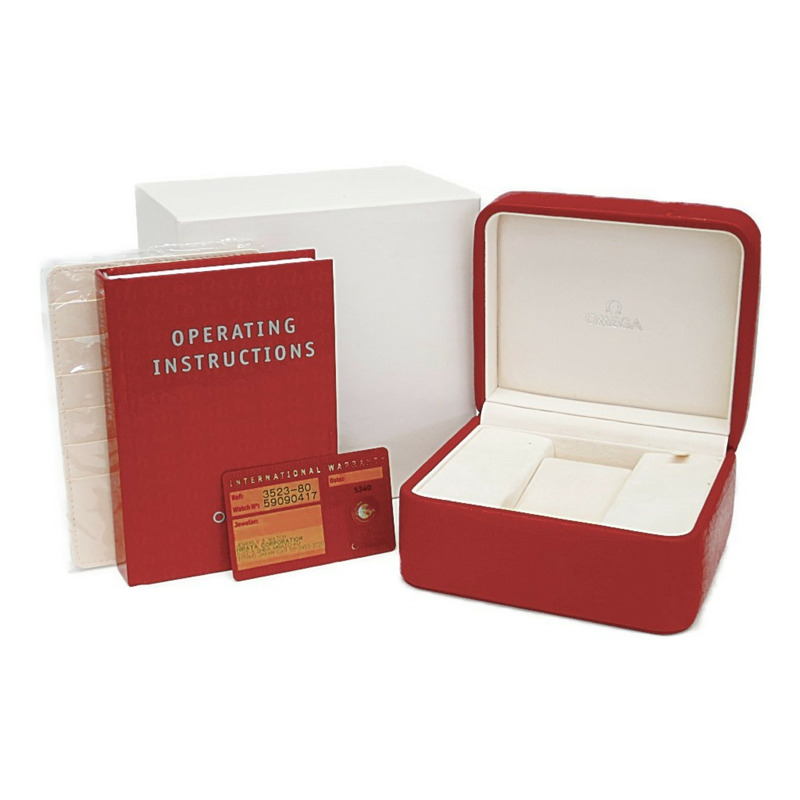 歐米茄超霸系列三曆精鋼自動腕錶 3523.80 拋光-5