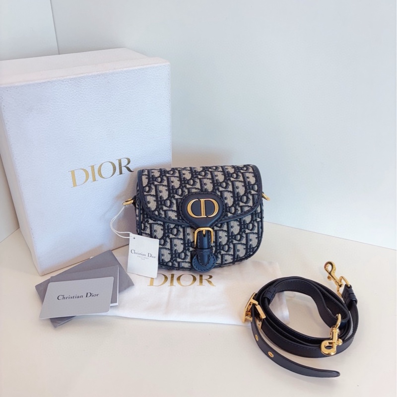 ✨Dior 99新閒置全套 只要專櫃半價❤️‍🔥老花Bobby 馬鞍包-3