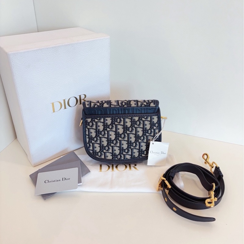 ✨Dior 99新閒置全套 只要專櫃半價❤️‍🔥老花Bobby 馬鞍包-4