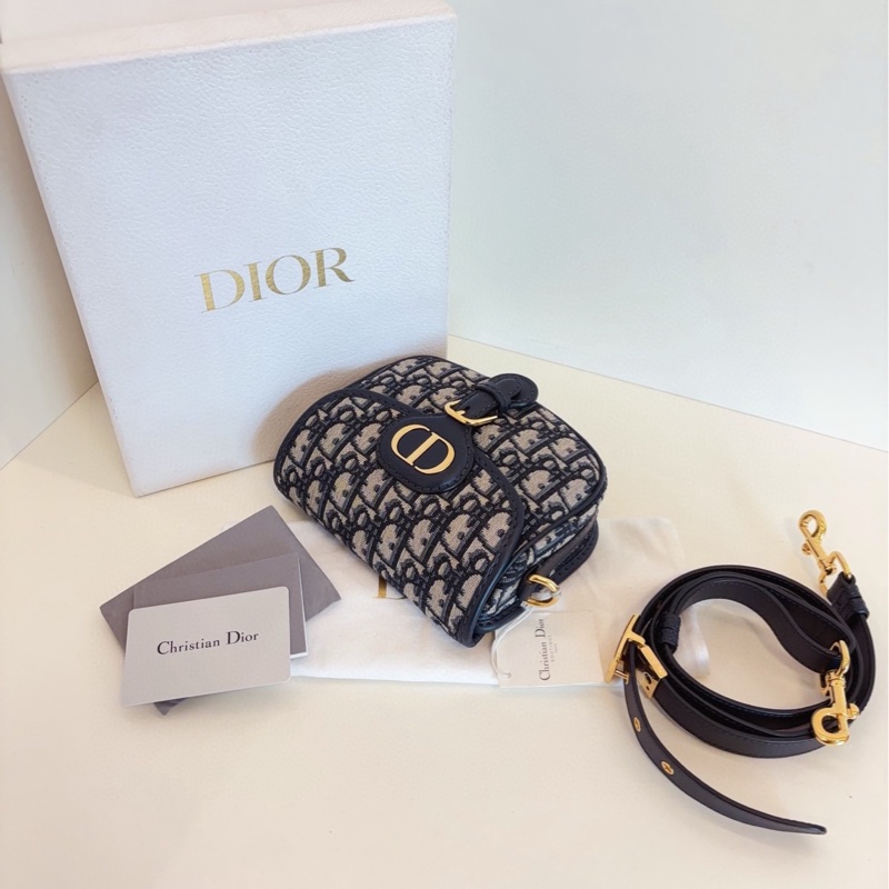 ✨Dior 99新閒置全套 只要專櫃半價❤️‍🔥老花Bobby 馬鞍包-8